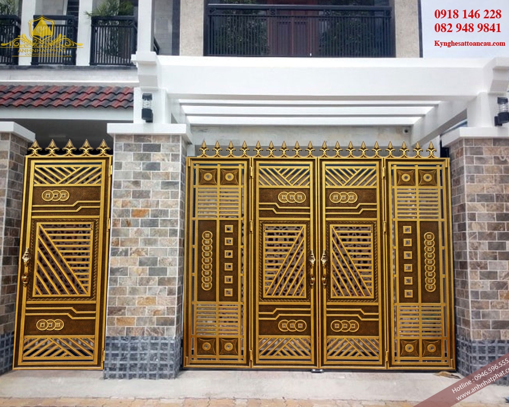 Cửa cổng nhôm đúc 1434R