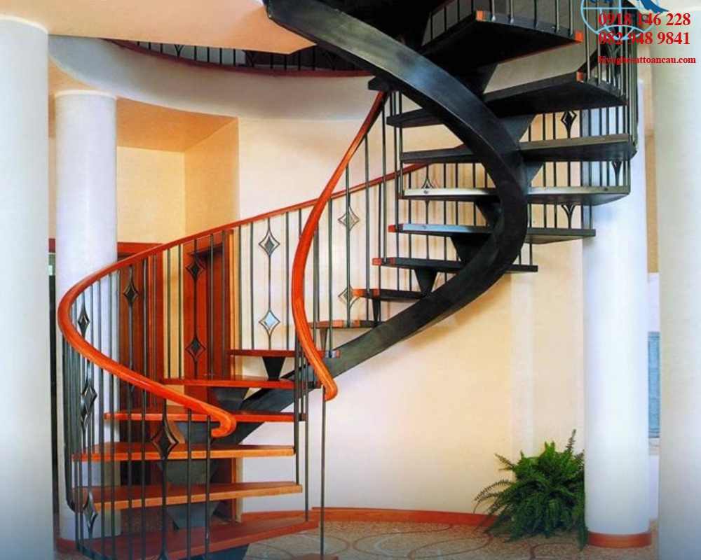 Cầu thang xoắn CTX58