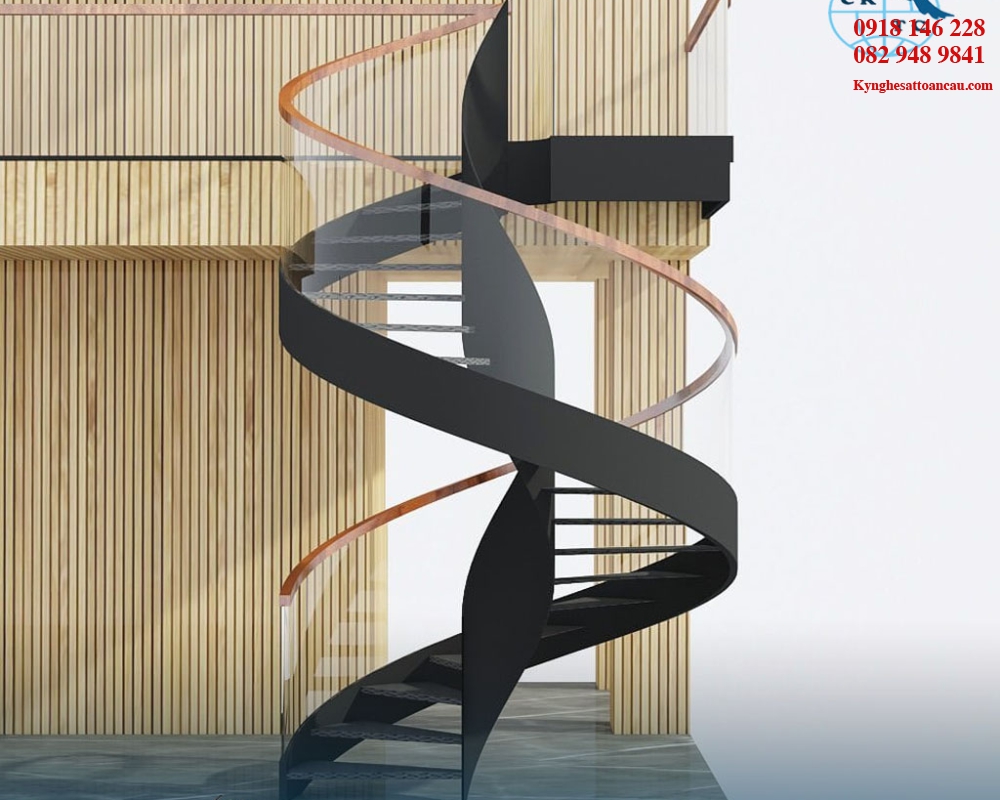 Cầu thang xoắn CTX75