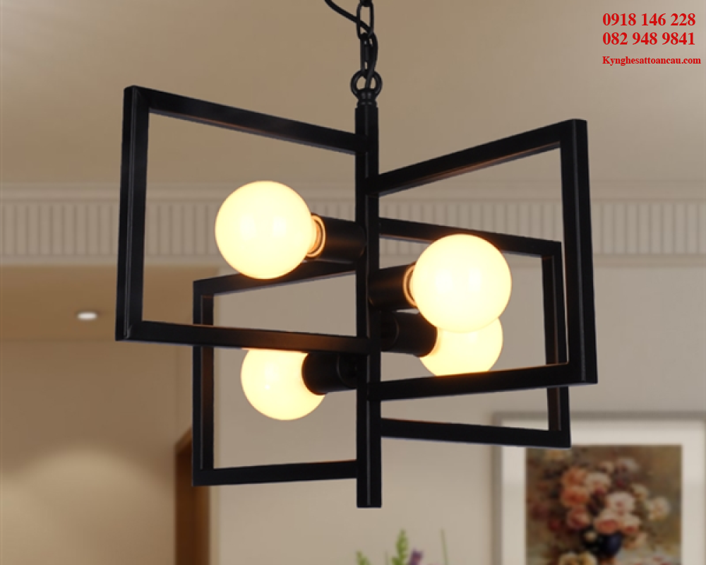 Đèn thả sắt cao cấp DT2