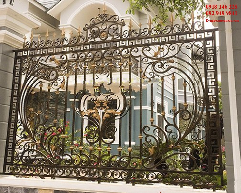 HÀNG RÀO SẮT MỸ THUẬT ĐỘC ĐÁO HR0805