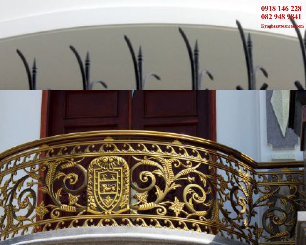 Lan can nhôm đúc L22