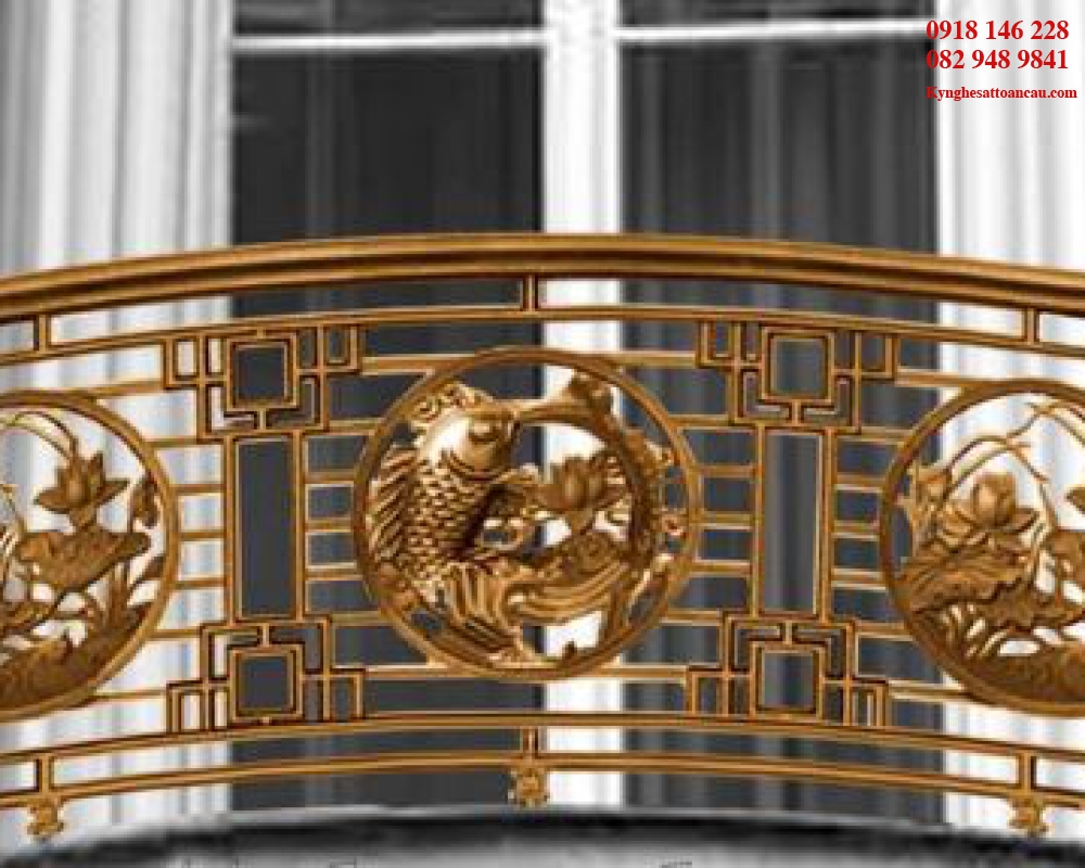 Lan can nhôm đúc L23