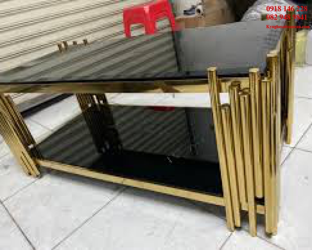 Bàn inox xi mạ V3