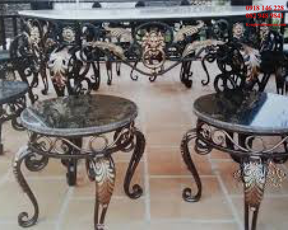 Bàn ghế sắt mỹ thuật BS45