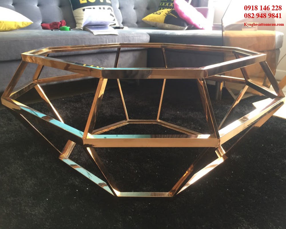 Chân bàn inox xi mạ CBIXM01