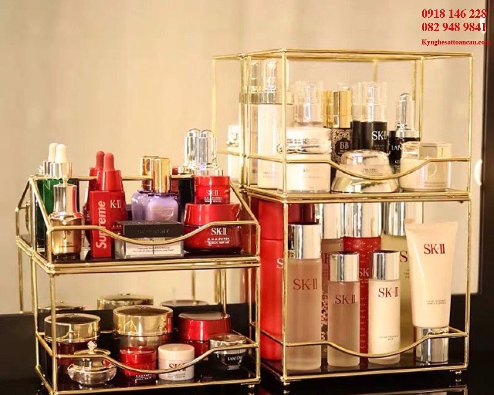 Kệ Inox mạ vàng cao cấp KIXM13