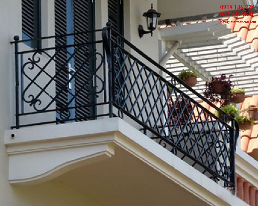 Lan can sắt mỹ thuật L1