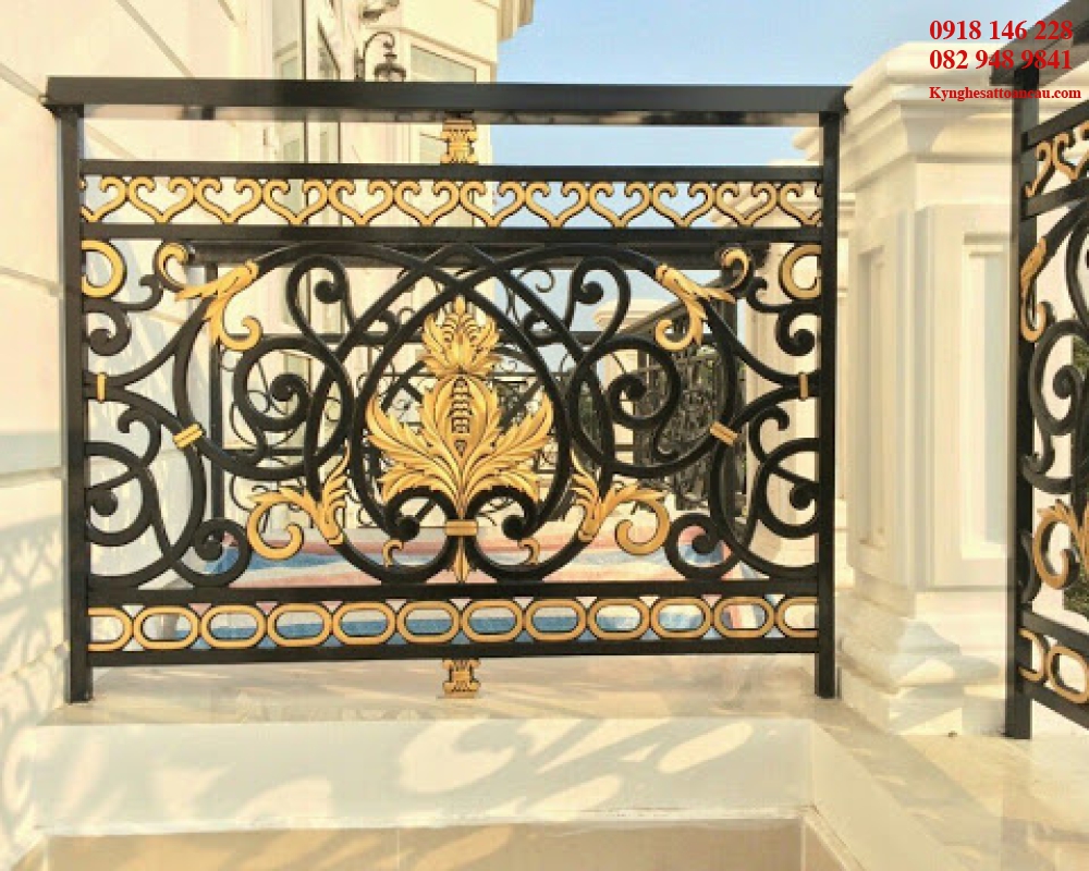 Lan can nhôm đúc L5