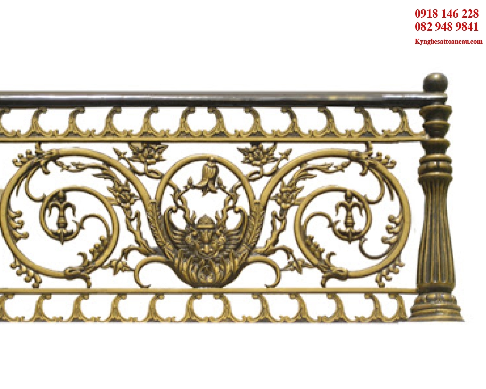 Lan can nhôm đúc L7