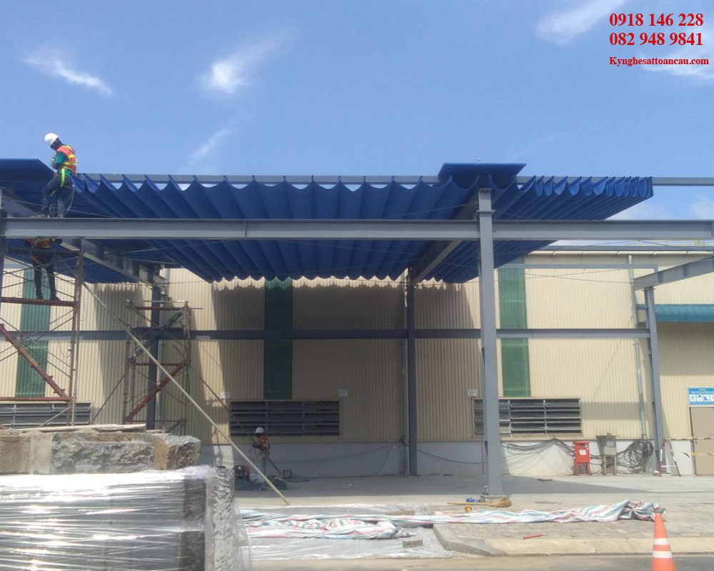 Mái che nhà xưởng T7
