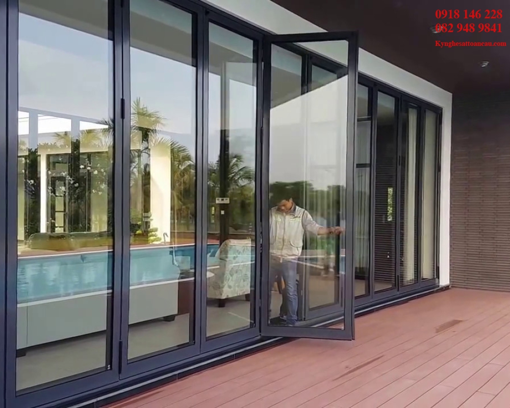 Thi công và thiết kế NHÔM XINGFA MÀU XÁM 