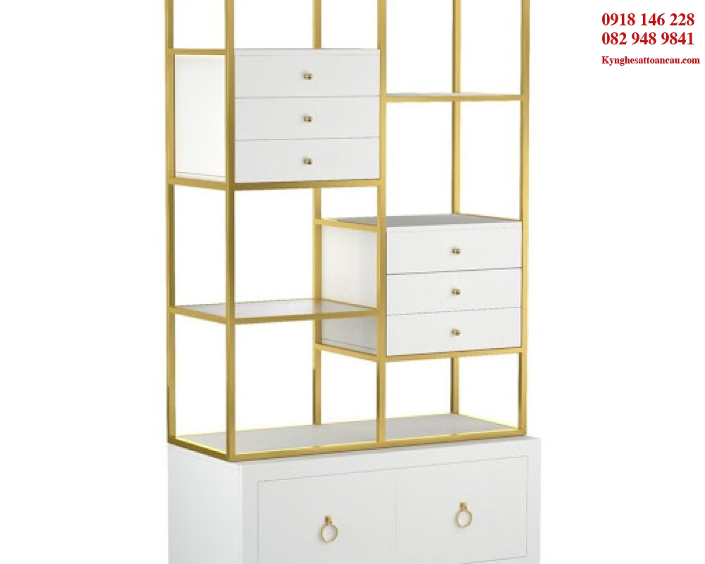 Kệ Inox mạ vàng cao cấp KIXM20