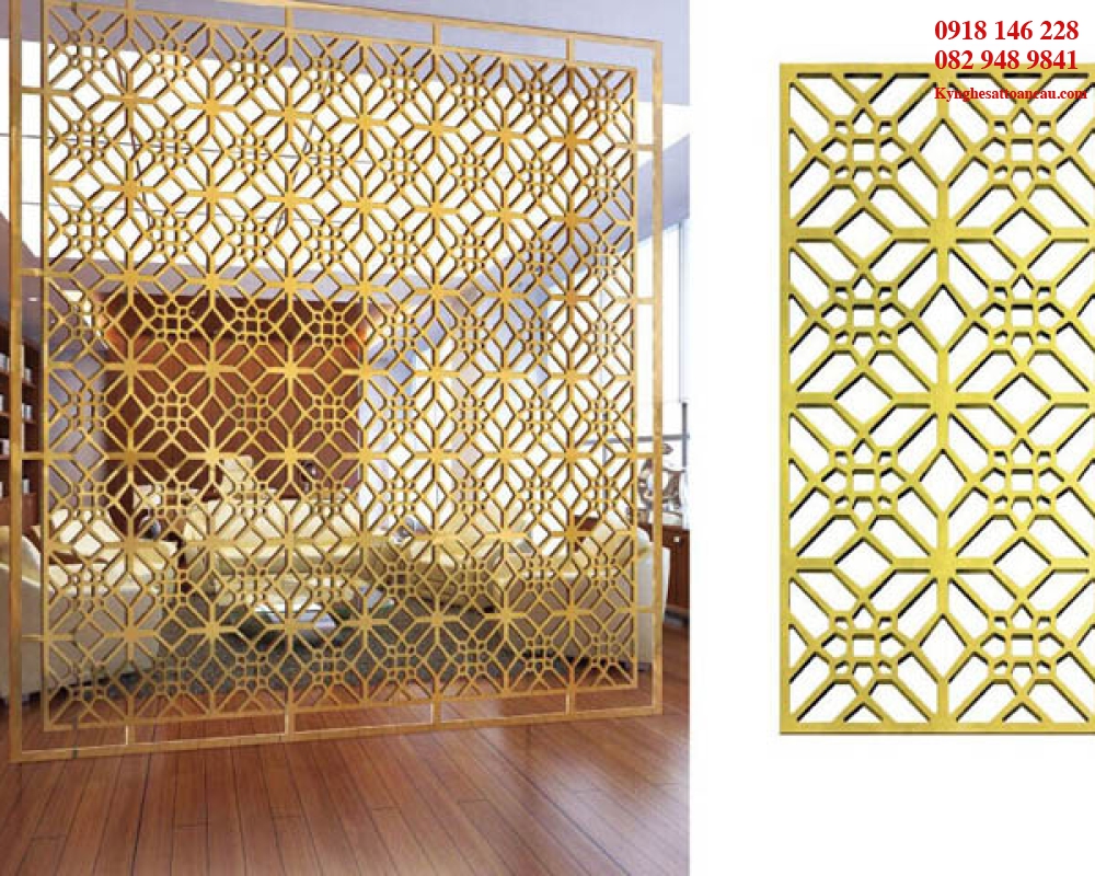 Vách ngăn inox xi mạ VNI30