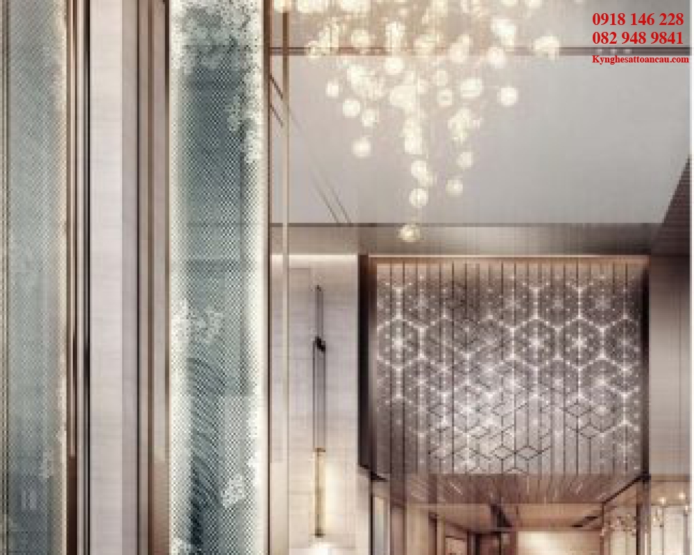 Vách ngăn inox xi mạ VNI42