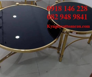 Bàn  inox xi mạ I14