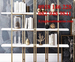 Kệ Inox mạ vàng cao cấp KIXM23