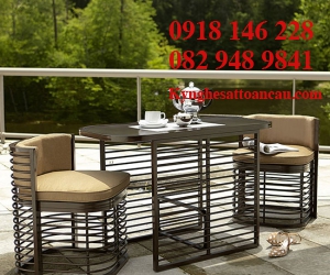 BÀN GHẾ SẮT MỸ THUẬT hk06