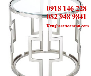 Bàn trà inox xi mạ BT1(3)