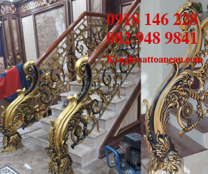 Cầu thang nhôm đúc CTN22