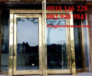 Cửa inox mạ vàng CC14