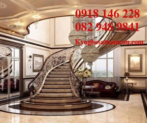 Cầu thang sắt mỹ thuật CT23