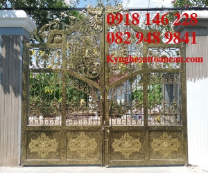 Cửa cổng sắt mỹ thuật CCS60