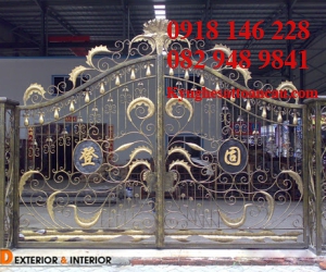 Cửa cổng sắt mỹ thuật CCS89