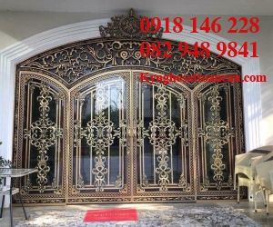 CỬA NHÔM ĐÚC ĐẸP C10