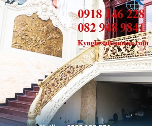 Cầu thang nhôm đúc CTN09