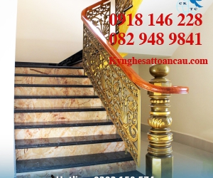 Cầu thang nhôm đúc CTN11