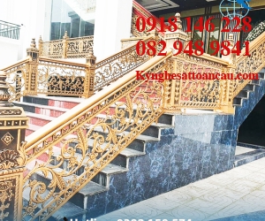 Cầu thang nhôm đúc CTN12