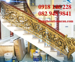 Cầu thang nhôm đúc CTN15