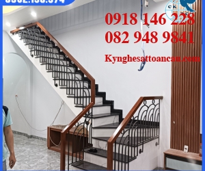 Cầu thang sắt mỹ thuật CTS03