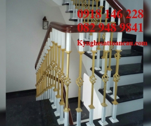 Cầu thang sắt mỹ thuật 008