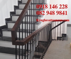 Cầu thang sắt mỹ nghê 009