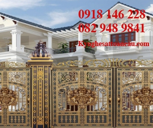 Cửa cổng nhôm đúc CN11