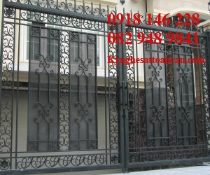 Cửa cổng sắt mỹ thuật CCS41