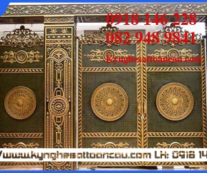 Cửa cổng nhôm đúc CCN103