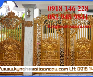 Cửa cổng nhôm đúc CCN105