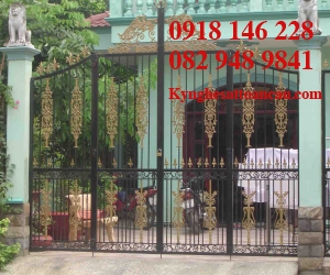 Cửa cổng sắt mỹ thuật CCS57