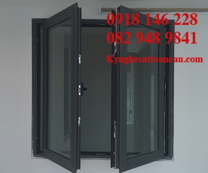 NHÔM XINGFA MÀU XÁM - cửa số chung cư căn hộ 