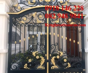 Cửa cổng sắt mỹ thuật CCS30