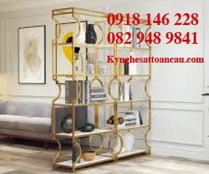 Kệ Inox mạ vàng cao cấp KIXM07