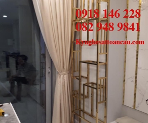 Kệ Inox mạ vàng cao cấp KIXM10