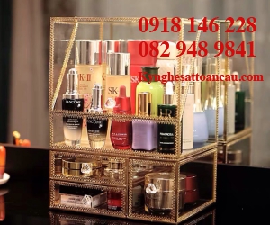 Kệ Inox mạ vàng cao cấp KIXM12