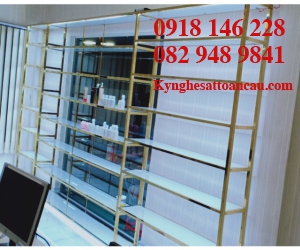 Kệ Inox mạ vàng cao cấp KIXM16