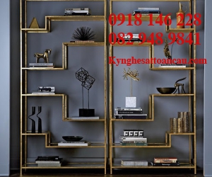 Kệ inox xi mạ cao cấp KIXM04