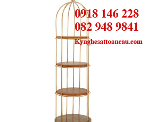 Kệ inox xi mạ KI07