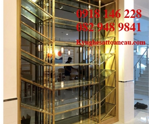 Kệ Inox mạ vàng cao cấp KIXM28